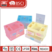 Popular sectional plastic storage drawer(2 layer)